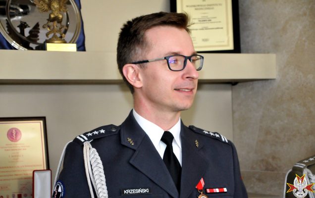 Paweł Krzesiński podczas nominacji profesorskiej