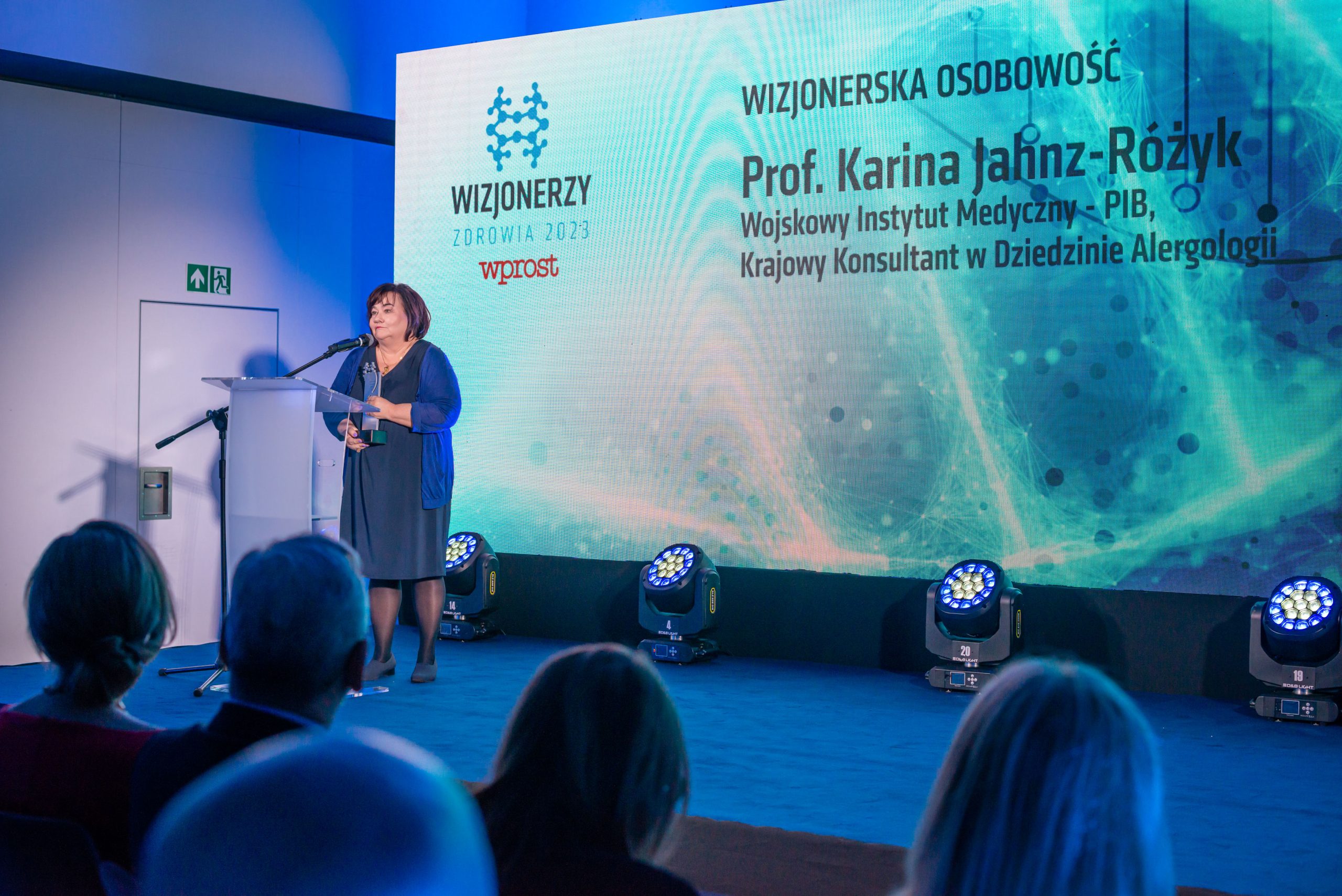 Wizjonerzy Zdrowia 2023 Prof Karina Jahnz-Różyk rozdanie nagród