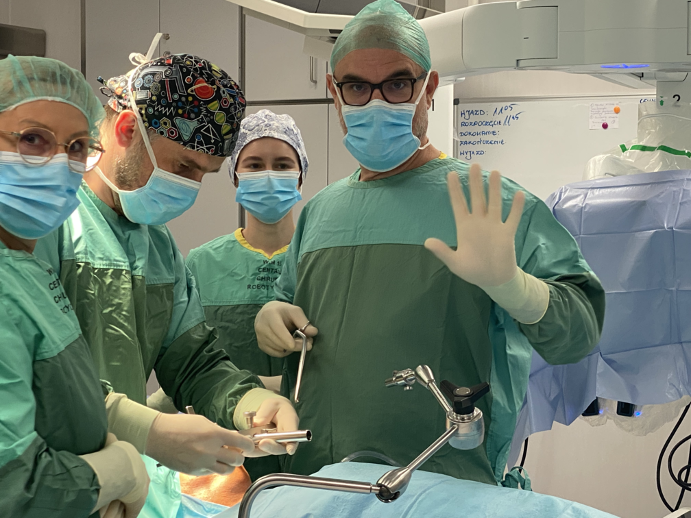 Operacja certyfikująca w Centrum Chirurgii Robotycznej WIM-PIB
