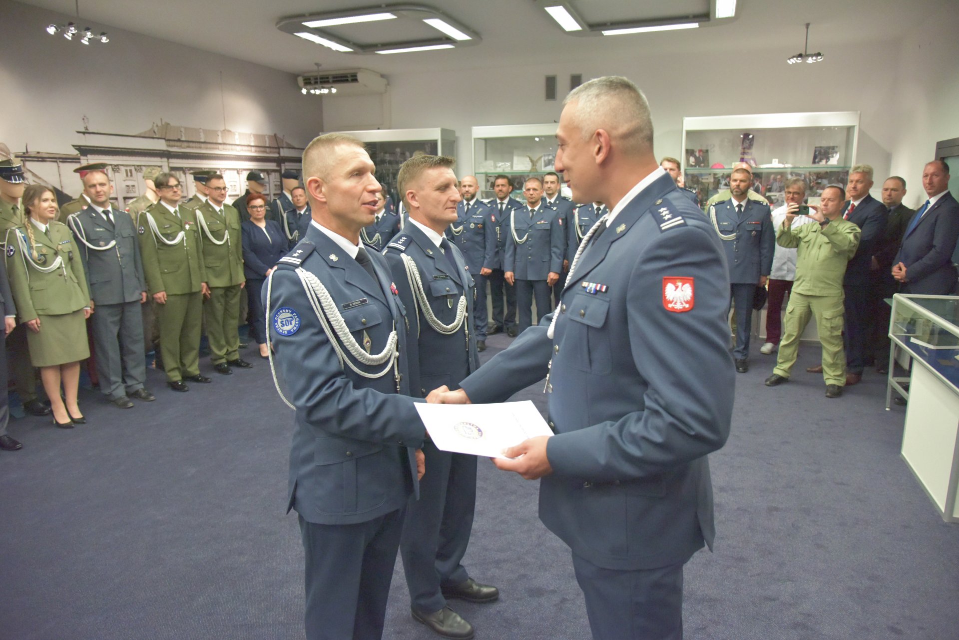 Uroczyste wręczenie nominacji i odznaczeń w ramach obchodów Święta SOP