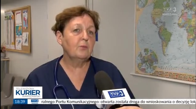 Barbara Betiuk kierownik Poradni Szczepień Wojskowego Instytutu Medycznego