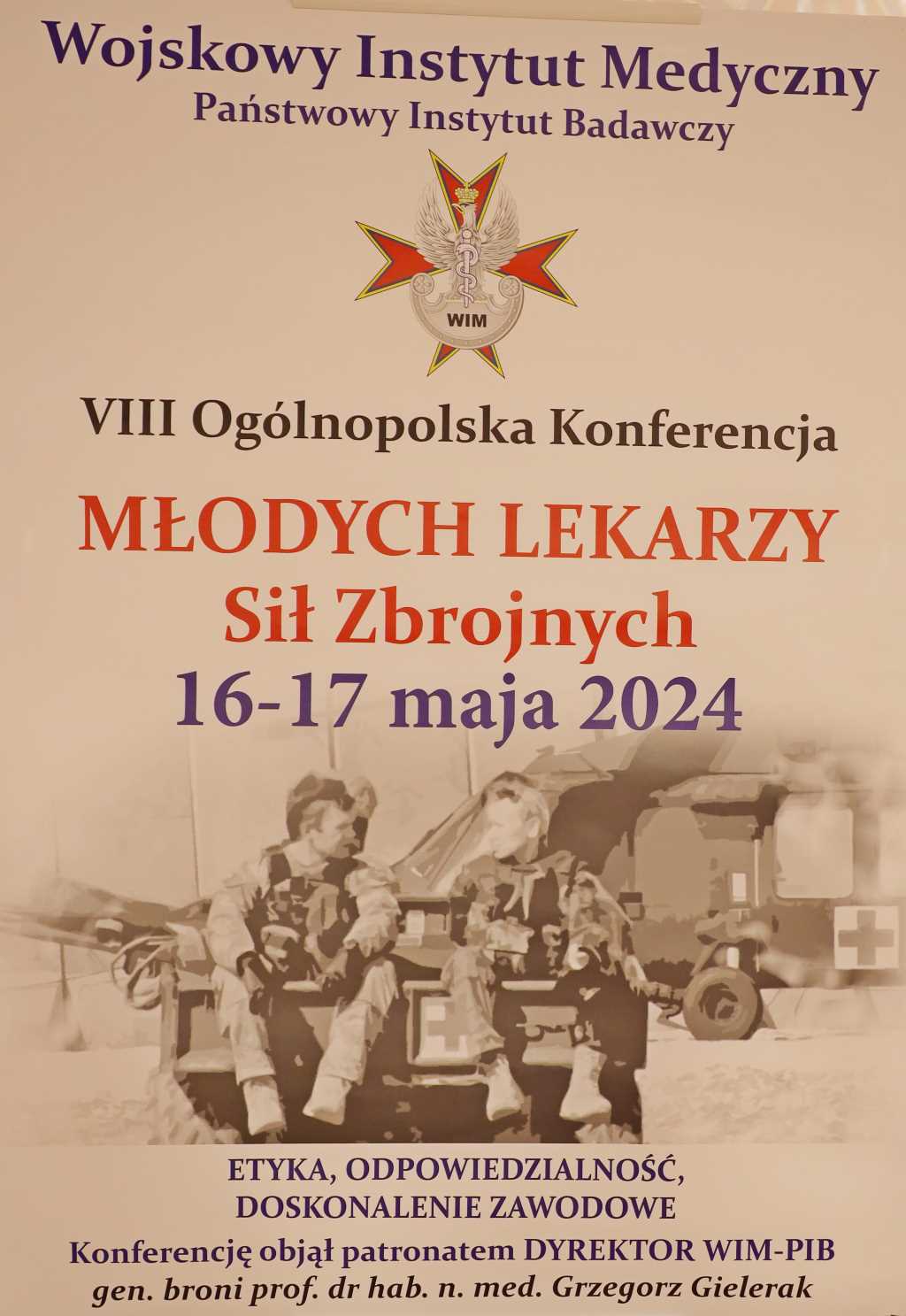 VIII KONFERENCJA Młodych Lekarzy, plakat konferencji