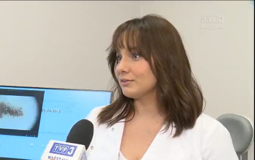 Anna Płatkowska, zrzut ekranu z programu telewizyjnego.