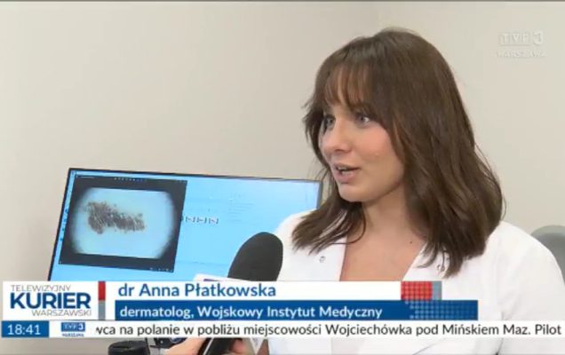 Zrzut ekranu z programu telewizyjnego Telewizyjny Kurier Warszawski