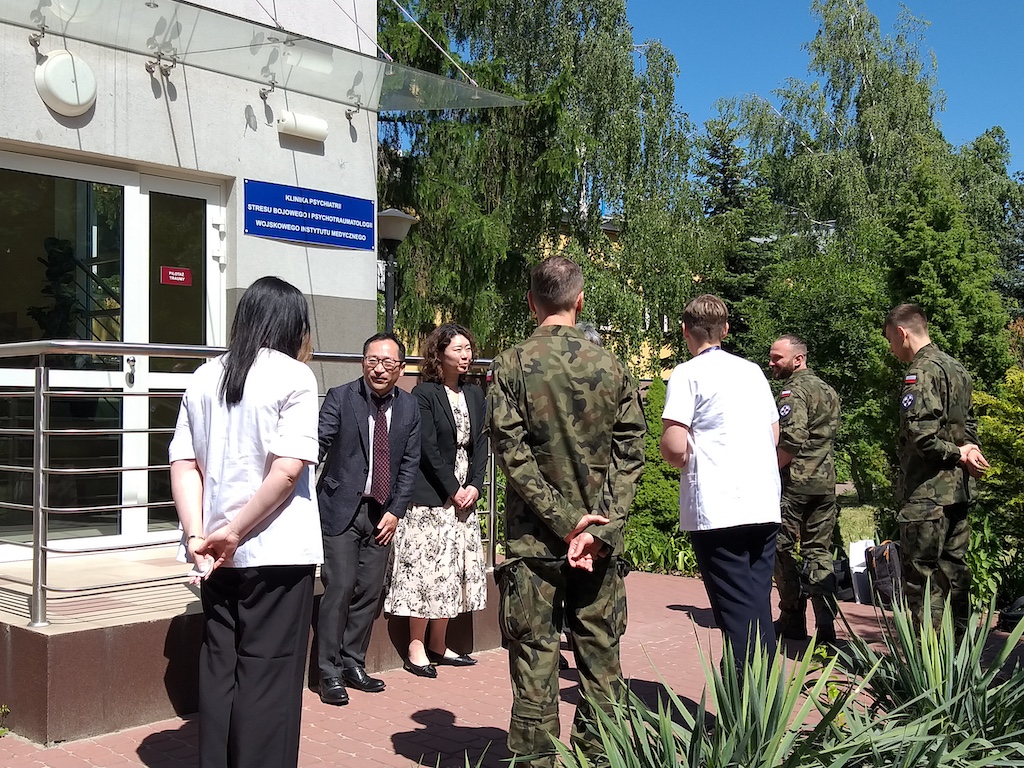 przedstawiciele japońskiej organizacji JICA w Klinice Psychiatrii