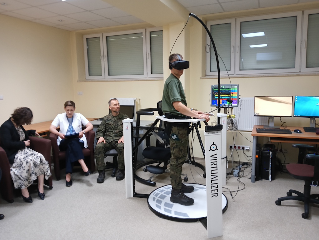 badanie za pomocą technologii wirtualnej rzeczywistości (VR)