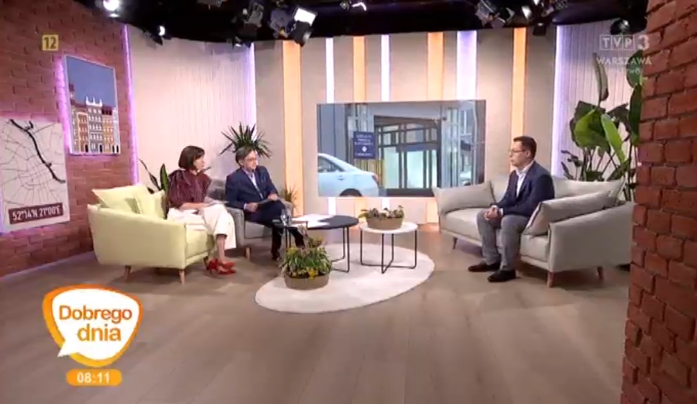 Zrzut ekranu z programu telewizyjnego Dobrego Dnia.