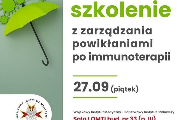 Szkolenie zarządzanie powikłaniami po immunoterapii