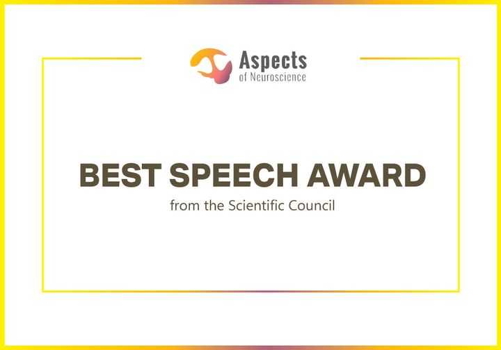 Dyplom best speech award