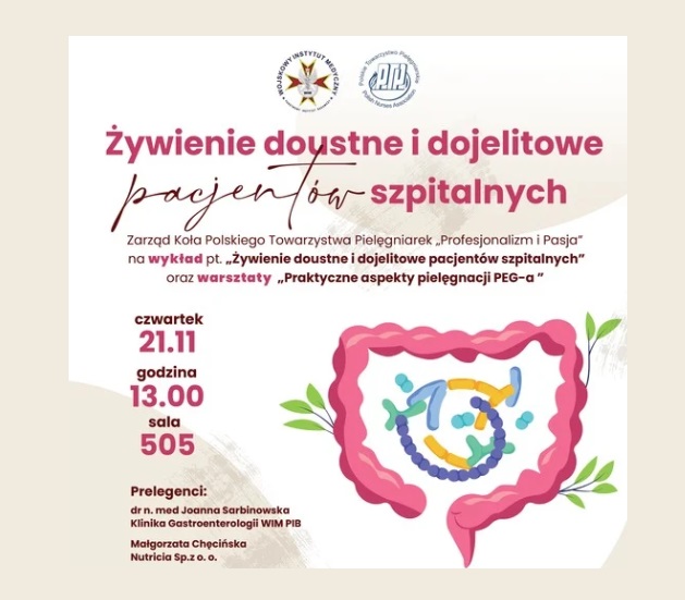 Żywienie doustne i dojelitowe pacjenta - plakat