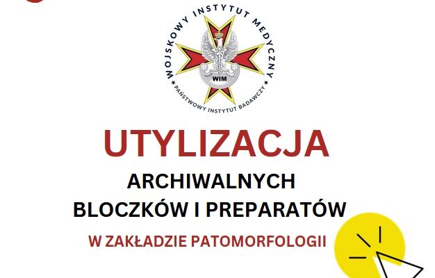 Planowana utylizacja materiału archiwalnego