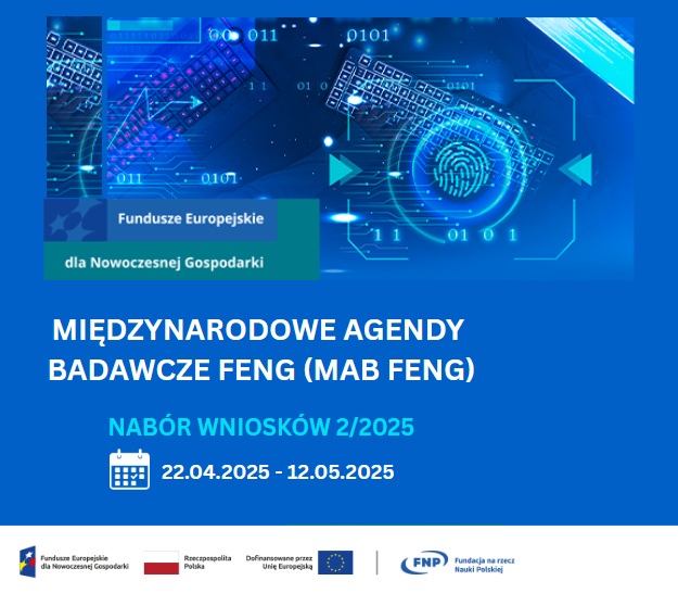 Plakat Międzynarodowe agendy badawcze mab feng. Nabór wniosków 22.04.2025 - 12.05.2025