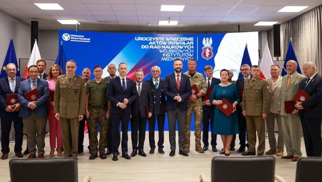 uroczyste wręczenie aktów powołania Członkom Rady Naukowej Wojskowego Instytutu Medycznego-PIB