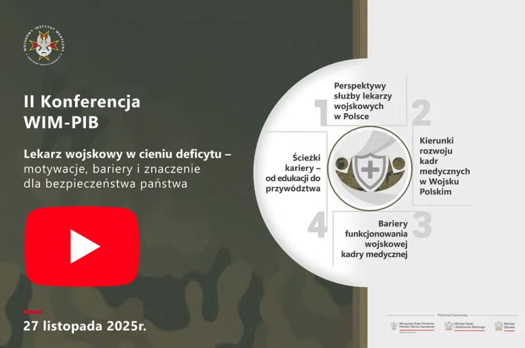 Plansza konferencji i logo Youtube.