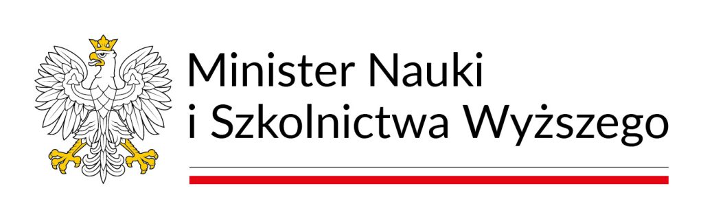 Logo Minister Nauki i Szkolnictwa Wyższego.