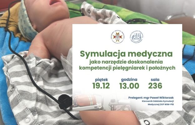 Fantom dziecka i fragment plakatu zapraszającego na wykład.