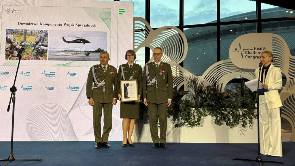 Wręczenie nagrody Animus Fortis.