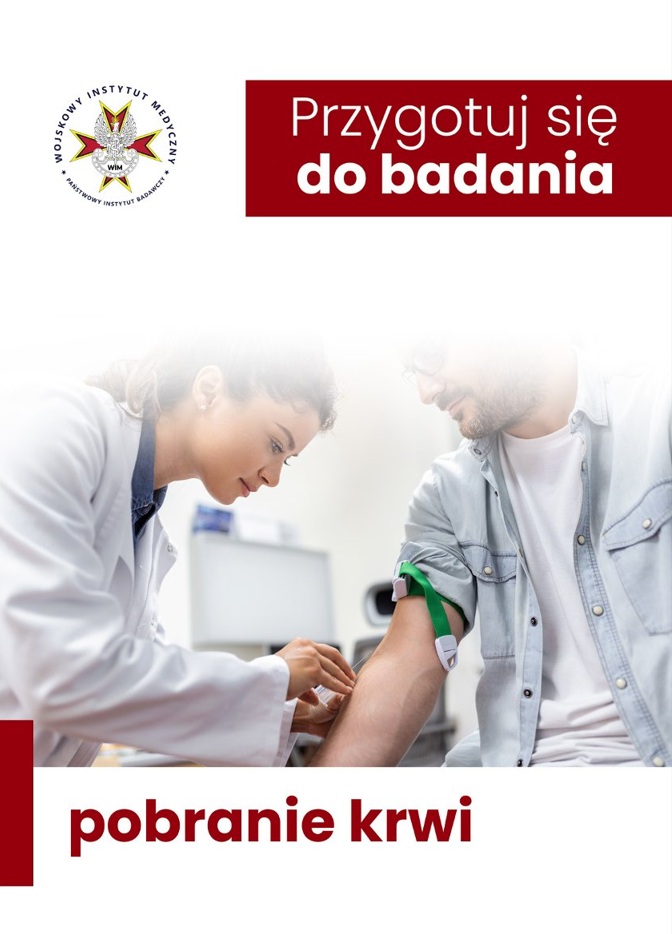 Lekarka pobierająca krew z przedramienia mężczyzny.