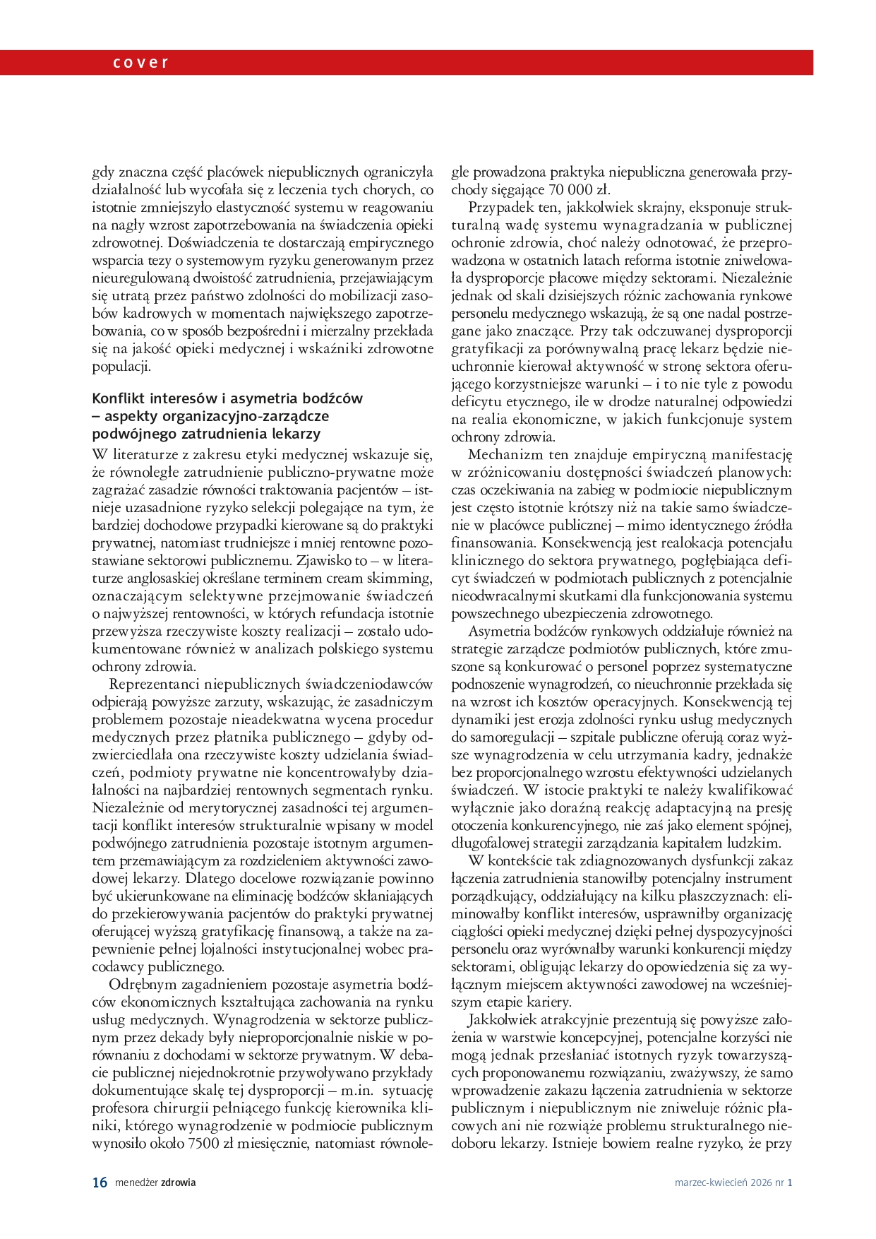 Zdjęcie strony artykułu. Treść artykułu w załączniku pdf.