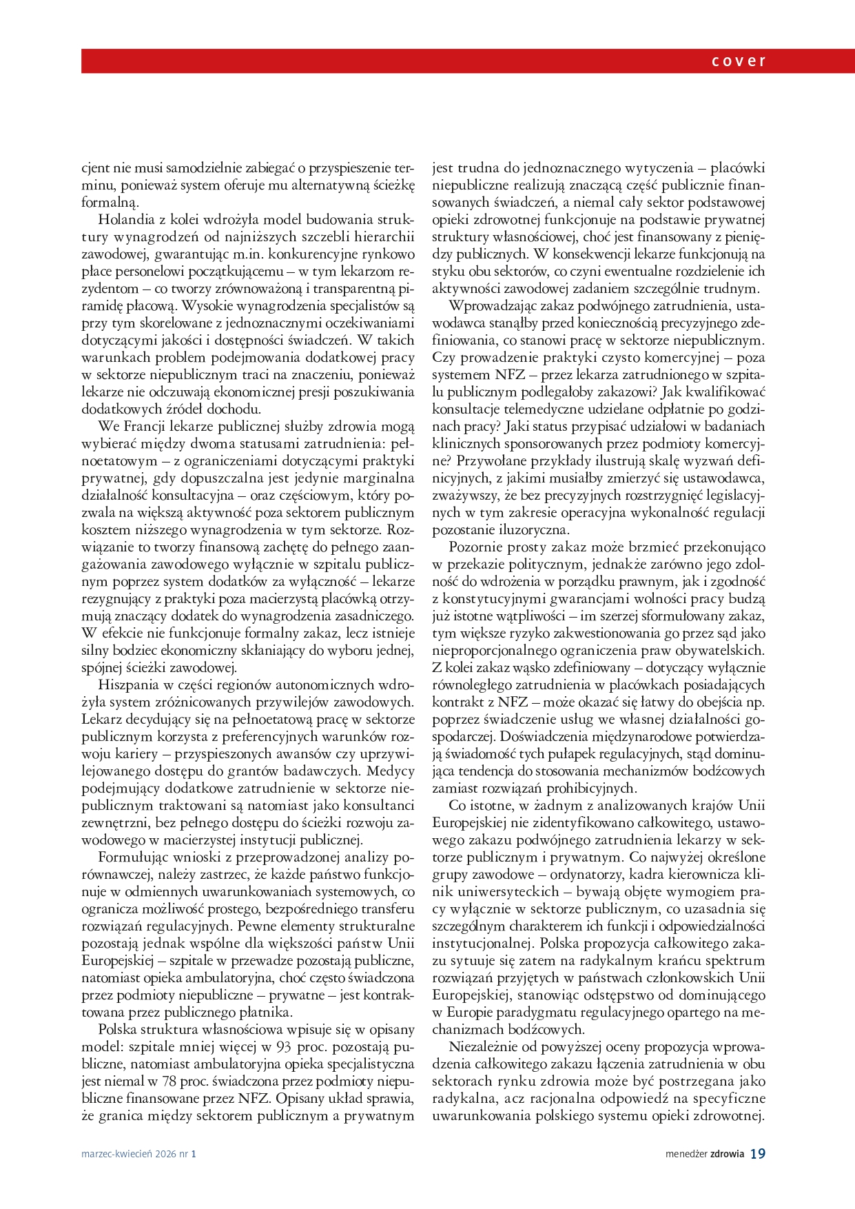 Zdjęcie strony artykułu. Treść artykułu w załączniku pdf.