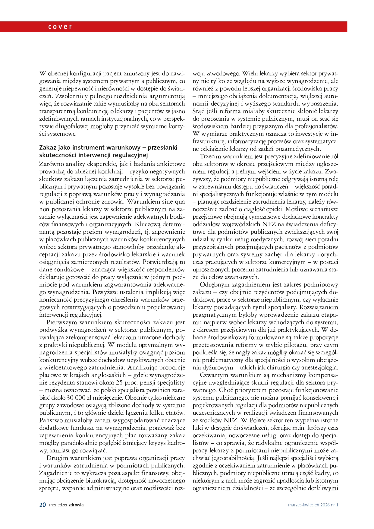 Zdjęcie strony artykułu. Treść artykułu w załączniku pdf.