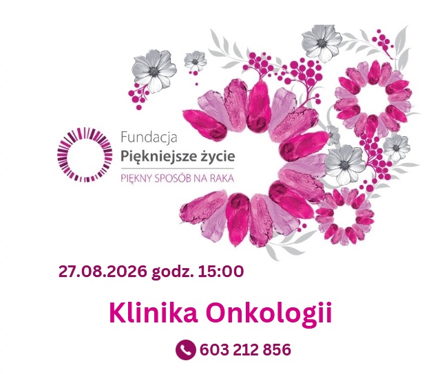 Plakat Warsztatów Piękniejsze zdrowie.