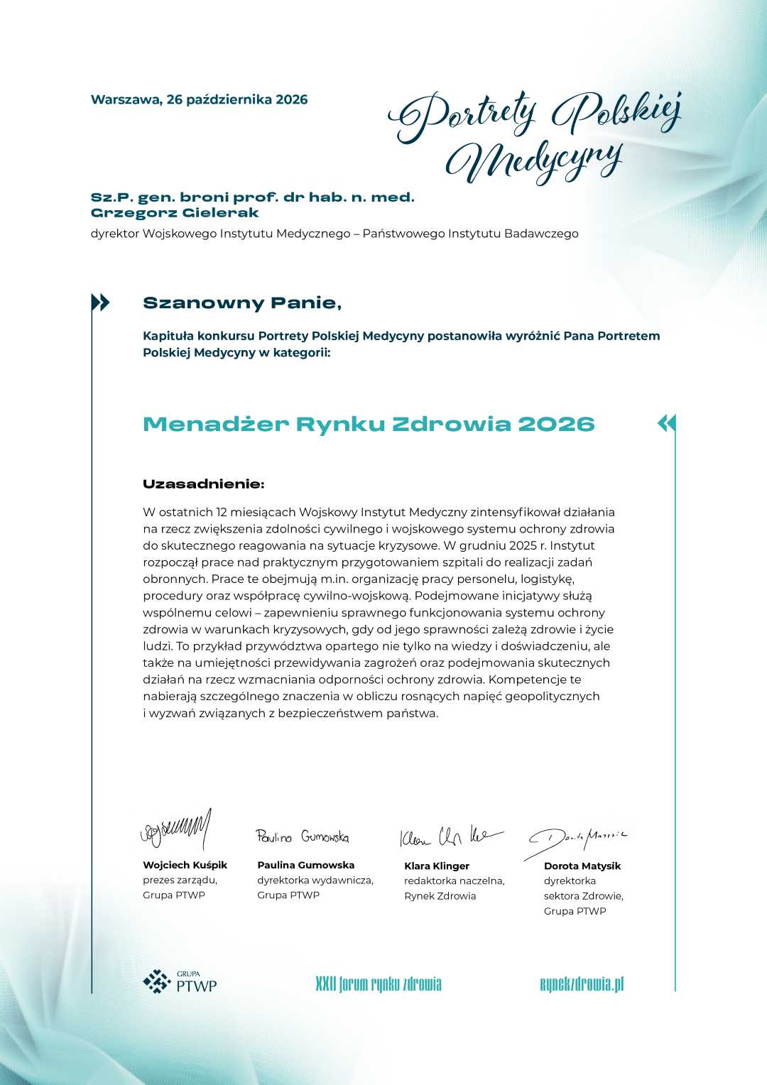Zdjęcie dyplomu, treść dyplomu w pliku pdf